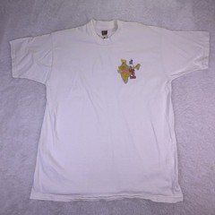 Vintage Hanes Heavyweight T-Shirt Men’s XL White – “I Love My India” 100% Cotton