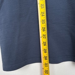 Common People Seersucker Pocket T Shirt Navy Blue Men’s XL