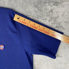 Vintage Gulf Oil Shirt Mens Size M Blue Gas Racing Tee Lot Of 2 Single Stitch