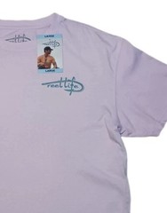 Reel Life Men’s Large T Shirt Short Sleeve Marlin Ocean Washed Pink Tee Lot A
