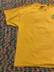 Vintage NHS Slime Ball Skateboards Yellow T Shirt Sz 2XL (25.5in W X 30in L) Y2K