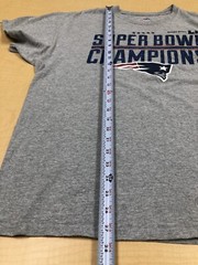 New England Patriots Super Bowl 51 LI Heavy Weight Soft Gray T-Shirt Tee Size XL