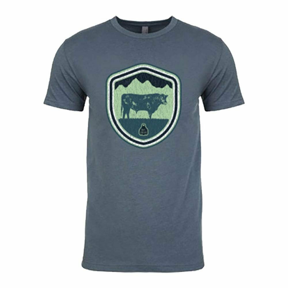 STS Ranchwear Men’s Mint Crest Tee (Indigo) STS6210IN
