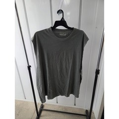 No Boundaries Mens 3XL Oversized Sleeveless Muscle Tee Bundle 3 Pack Tan Gray