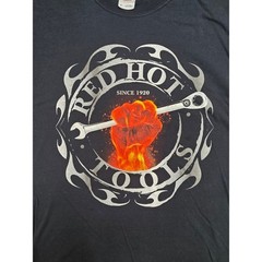 Snap-On Red Hot Tools Graphic T-Shirt Mens XL Black Fruit of the Loom