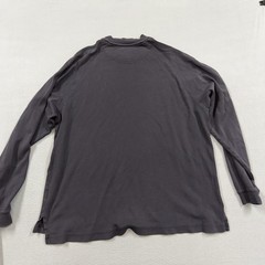 Peter Millar Shirt Mens Large Gray Long Sleeve Pima Cotton Mock Neck Tee