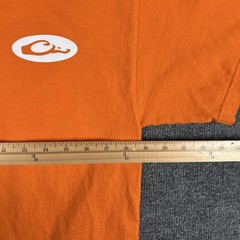 Drake Shirt Mens Medium Orange Logo Graphic Hunting Outdoor Cotton Tee