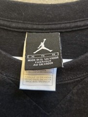 Air Jordan Gray Wings Puff Applique Logo Nike Tee XL