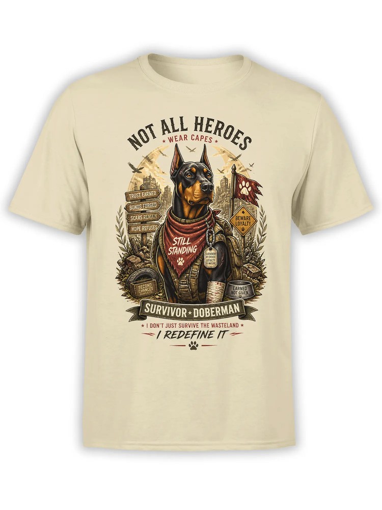 Wasteland Hero Doberman T-Shirt | Unisex