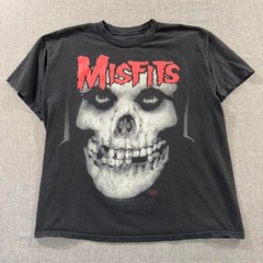 Vintage 2001 Misfits T-shirt 20 Years Of Terror Crimson Skull Black Mens XL