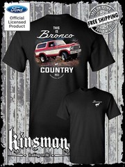 Bronco Country Ford 2-Sided T-Shirt – Official Licensed Product