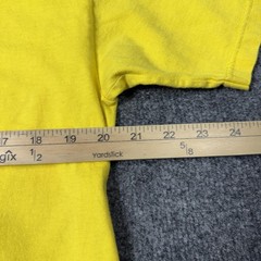 Shazam Shirt Mens Large Yellow DC Comics Originals Graphic Superhero T-Shirt Tee