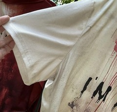 Unisex “I’m Fine” Horror Blood Themed V-Neck shirt Size 5X NNW
