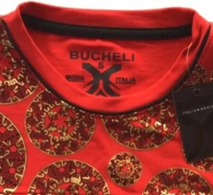 Men’s Bucheli Cotton T Shirt,Italian Style,Slim Fit,Stretch S M…..A1.A