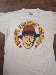 Vintage 90s World Greatest Grandpa T Shirt Stanley Desantis Single Stitch XL
