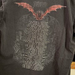 Dethklok Metalocalypse 2009 TV Promo Band World Tour Black T-Size Men’s Large