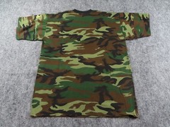 Vintage Chief USA Shirt Mens Large Woodland Camoflage Heavyweight Military Army
