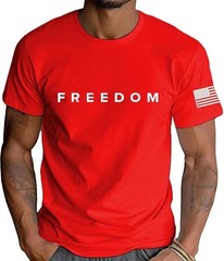 Freedom Shirt Charlie Kirk Tshirts Patriotic text