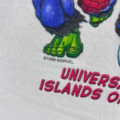 Vintage Marvel Avengers Shirt M Iron Man Hulk Spider Man SuperHero Tee 90s 1998