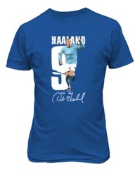 Haaland #9 Manchester Soccer Star Player Football Unisex T-Shirt