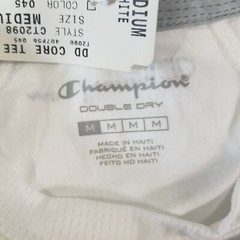 Champion shirt men’s medium white short sleeve double dry NEW
