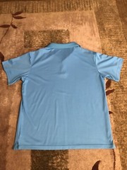 BCG Men’s POLO GOLF Shirt LIGHT AQUA OR TEAL BLUE TRU-WICK Dry Wicking size XL