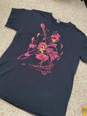 Hazbin Hotel Nifty + Alastor Sharkrobot Rare Shirt Size Medium Men’s Unisex
