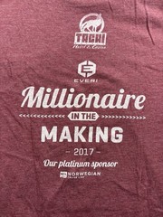 2017 Tachi Palace Tournament of Champions Million Dollar Event Red T-Shirt XL