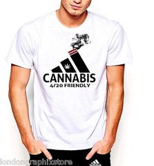 Marijuana T-Shirt, Weed , Cannabis, 420, blunt, bong, drugs men swag cotton tee