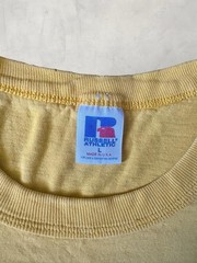 Vintage 80s LSU Single Stitch Russell’s Athletic T Shirt Made In US Large Yellow