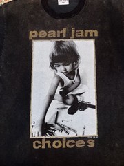Pearl Jam 1992 Vintage Choices T-Shirt Kids Prefer Crayons, Large