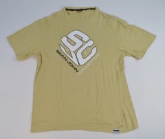 Sean John Collection Puff P Diddy Daddy T Shirt Y2K Sean Combs Men’s XL Gold