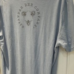 God Save The Queen Graphic Tee – Light Blue XL 48 chest 39 length 5139