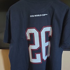 FIFA World Cup 2026 USA Blue Graphic Logo Crew Neck Short Sleeve Tee Men’s S