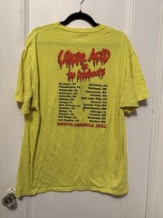 Yellow Uncle Acid & The Deadbeats North American Tour Shirt XL 2022 Distressed