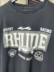 Rhude Desert Racing Long Sleeve Graphic T-Shirt