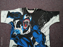 Vintage Marvel 1993 Venom T-Shirt Comic Spiderman Carnage 90s Size XL