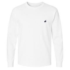 Men’s 100% Cotton Long Sleeve T-Shirts (4-Pack)