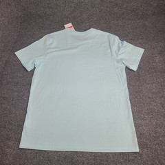 Nike Shirt Mens Large Sky Light Blue Swoosh Graphic Sportswear Cotton New Tee 44