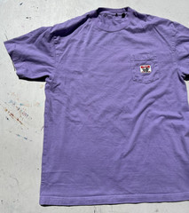 Men’s XLarge T-Shirt Purple Spell-Out M Streetwear Japan Art Cartoon HOLE