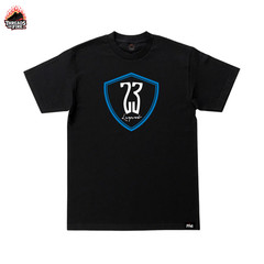 Men’s Sneaker Matching Tees Black Sky Blue T-Shirt Cotton Heavy New