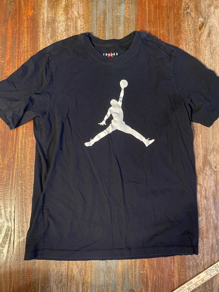 Jordan AIR MJ JUMPMAN T-Shirt Sports jump logo Men’s Large