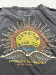 Vissla Shirt Mens Large Gray Surf Co Sun Graphic Pocket Tee Offshore Pleasures
