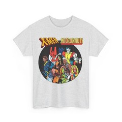 X-Men/Micronauts T-Shirt Wolverine, Storm, Marionette, Bug Vintage-Style Tee
