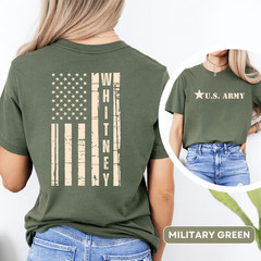 Custom U.S. Army T-Shirt for Army Familys, Graduations Welcome Home and Veterans