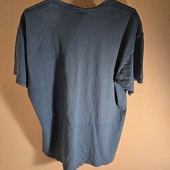 Fruit of the Loom Men’s XL Blue Heavy Cotton Short Sleeve Crew Neck T-Shirt Top