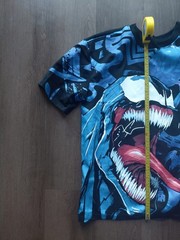 Marvel Comics Venom / Front All Over Print Graphic T-Shirt Adult Size Large