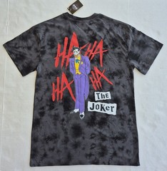 Harley Quinn Front & Joker Back Crew Neck Black T-Shirt – Animated Series Size M