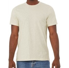 BELLA+CANVAS BC3001CVC Unisex Short Sleeve Heather CVC Crew Neck Stylish T-Shirt