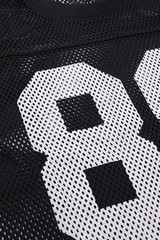 STUSSY MEN’S TEAM NUMBER 80 MESH JERSEY BLACK COLOR SIZE MEDIUM NWT